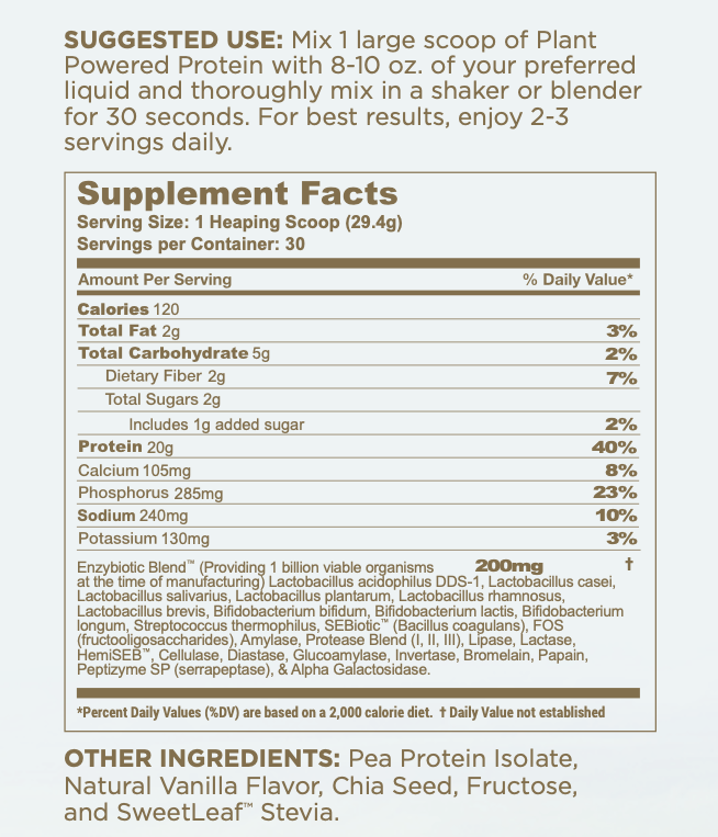 NB Pure Earthy Andy Plant Powered Protein