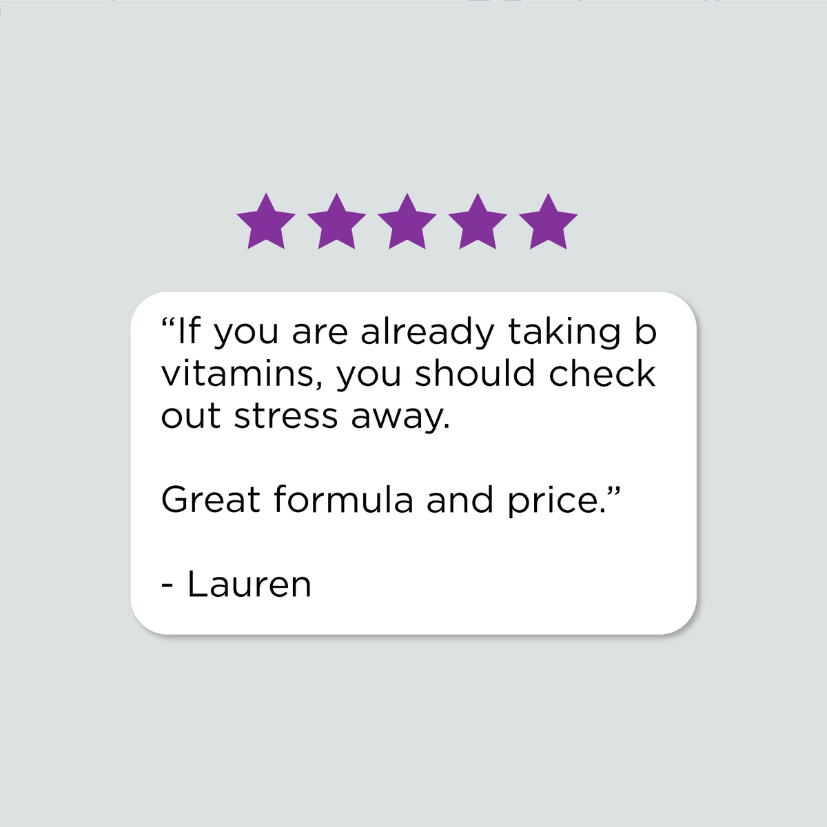 NB Pure Vitamins & Supplements Stress Away