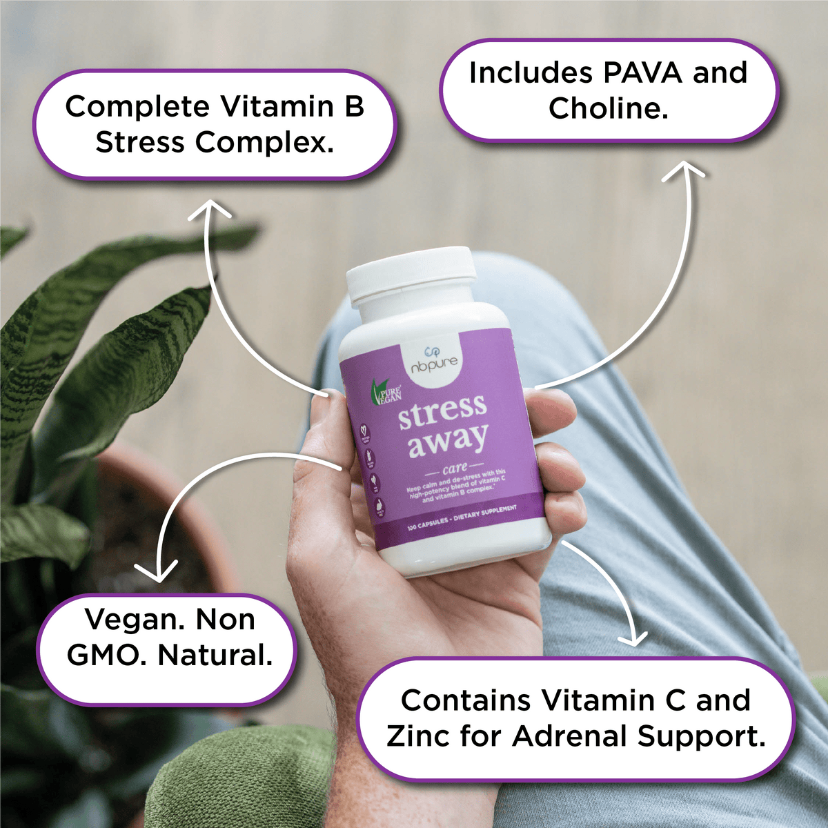 NB Pure Vitamins & Supplements Stress Away