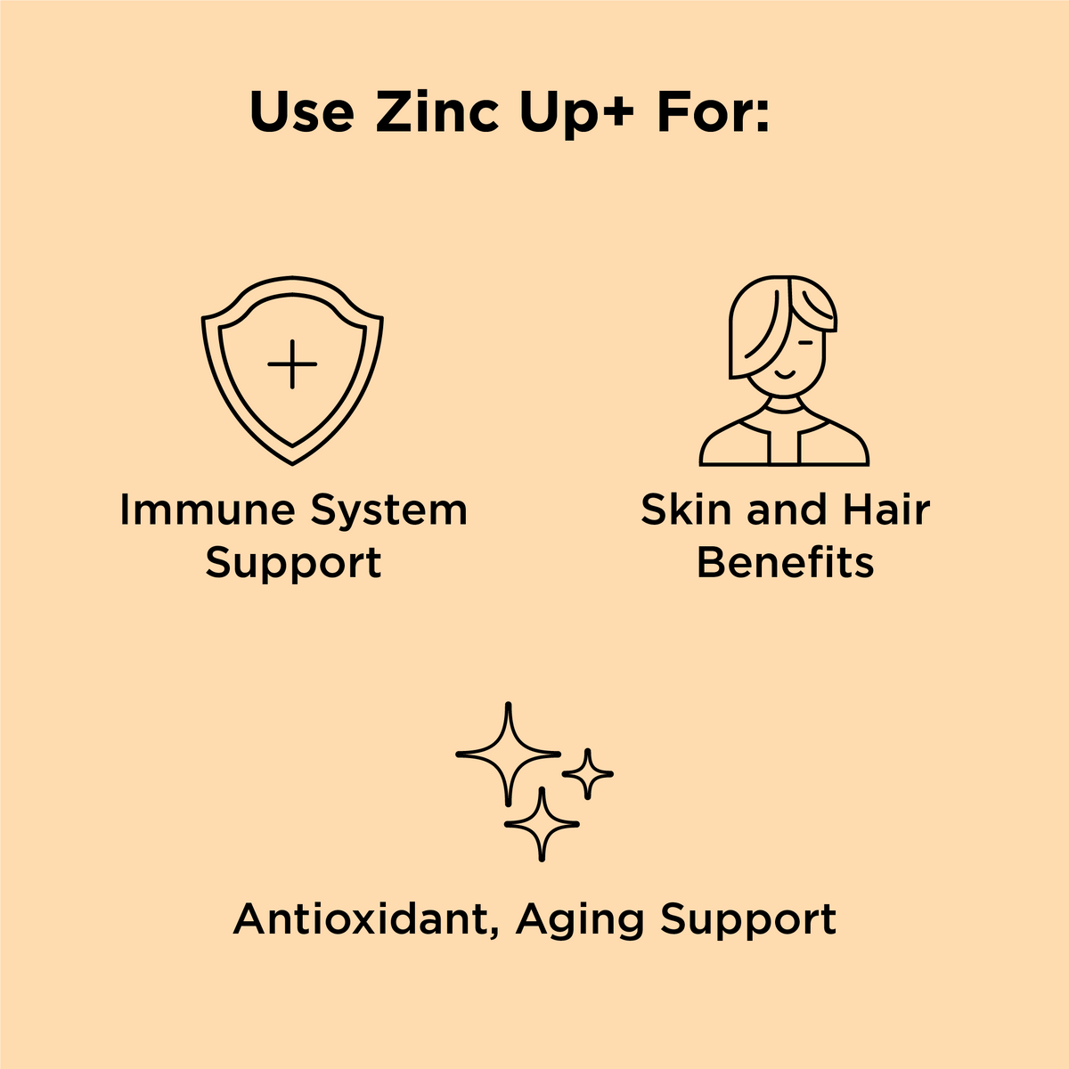 NB Pure Vitamins & Supplements Zinc Up+