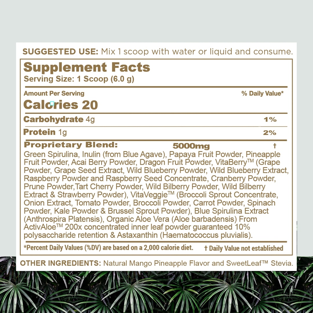 NBPure Earthy Andy Superfood Paradise