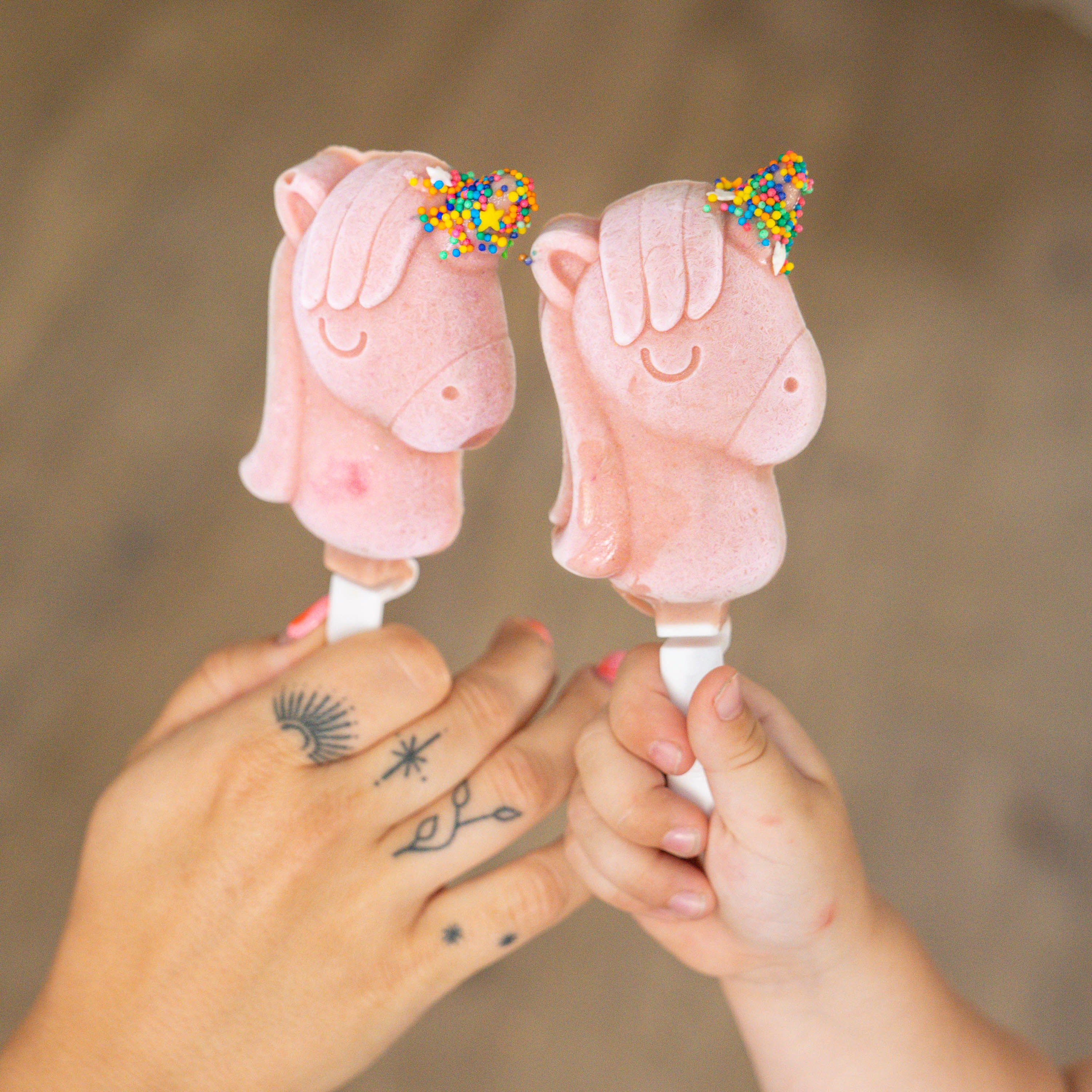 Strawberry Watermelon Protein and Fiber Popsicles