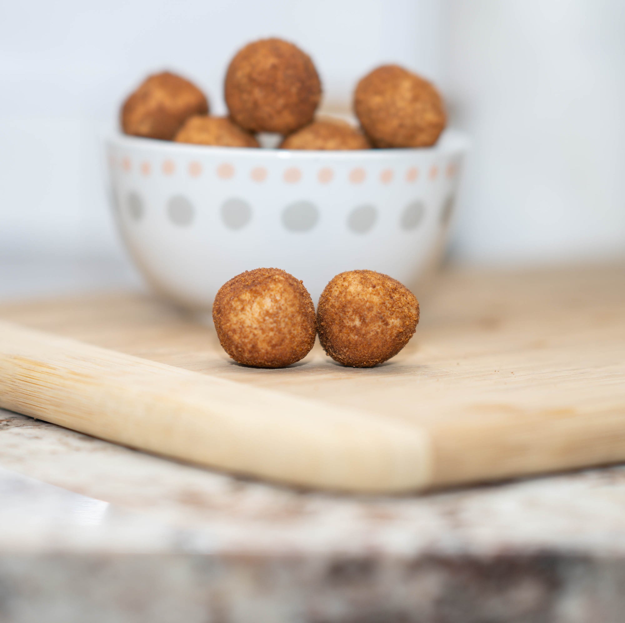 Fiber and Protein Ball Recipe - Our Take on Earthy Andy's Cinnabomb Recipe.