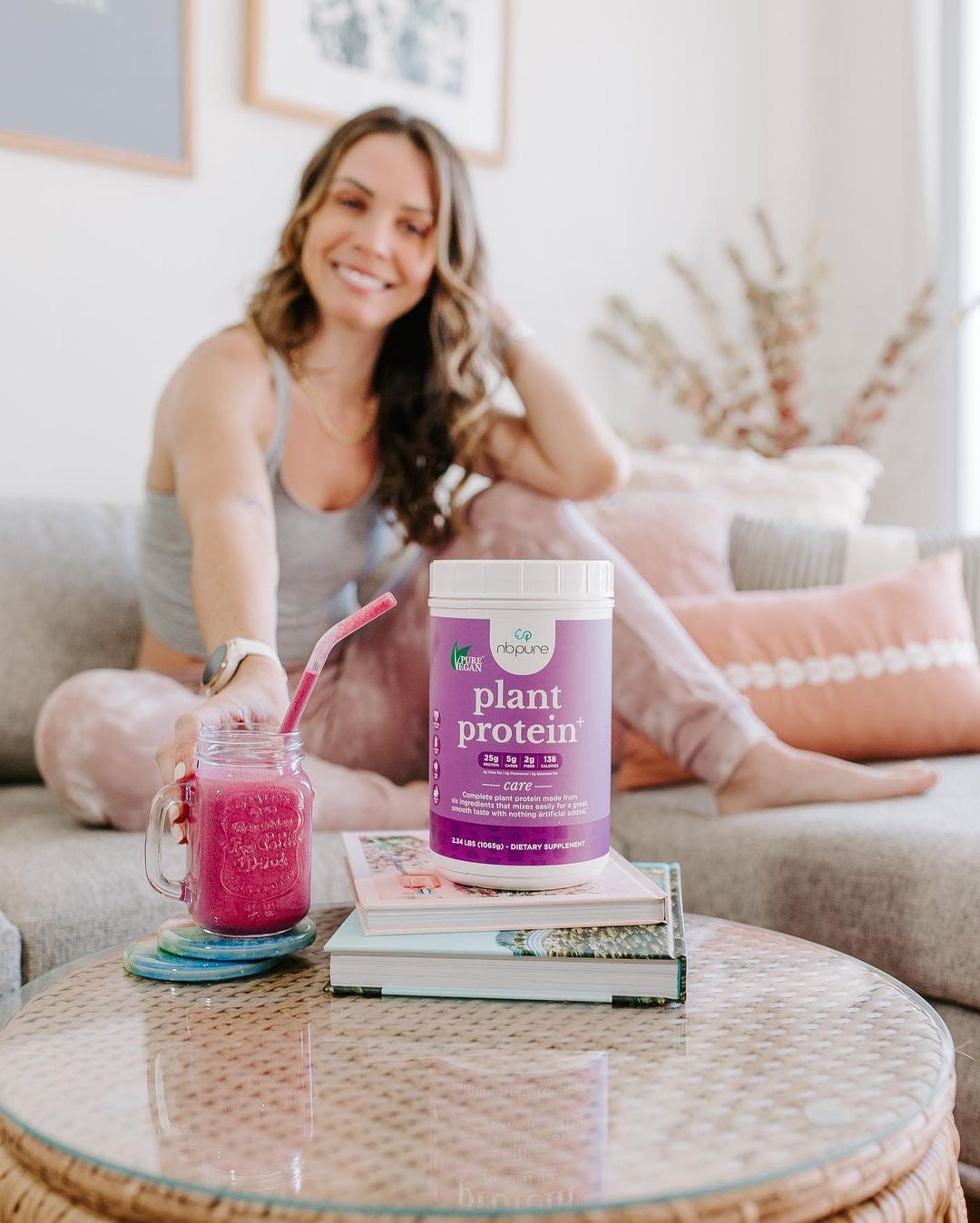 A High Protein Dragonfruit Smoothie - created by RN, BSN, and CPT Becky LaChance