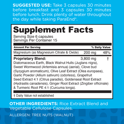 NB Pure Vitamins & Supplements ParaEnd Intestinal Cleanse & Detox