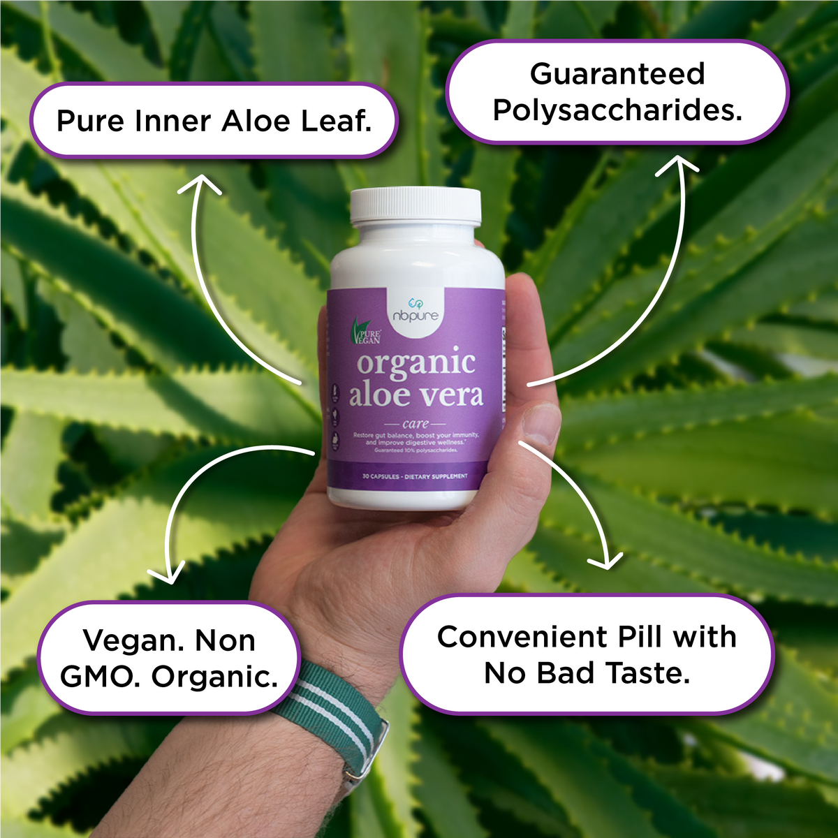 Organic Aloe Vera Capsules