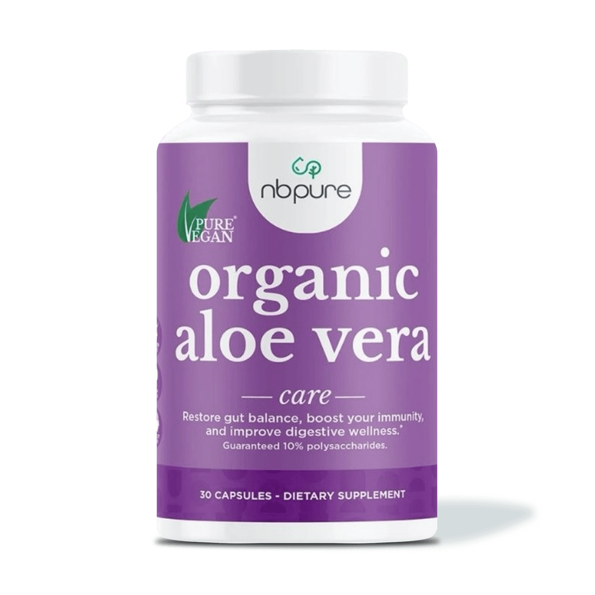 Pure Organic Aloe Vera Capsules for Skin, Hair, & Antioxidants  NBPure
