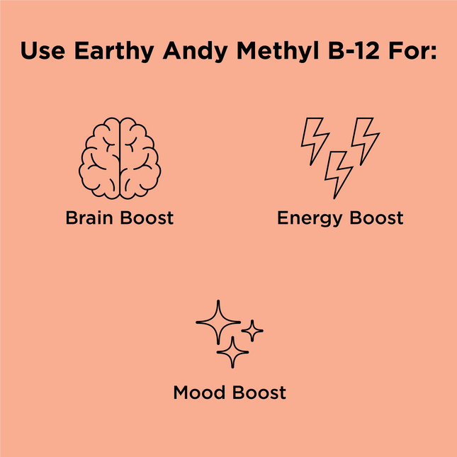 NB Pure Vitamins & Supplements Earthy Andy Methyl B-12 Lava Flow