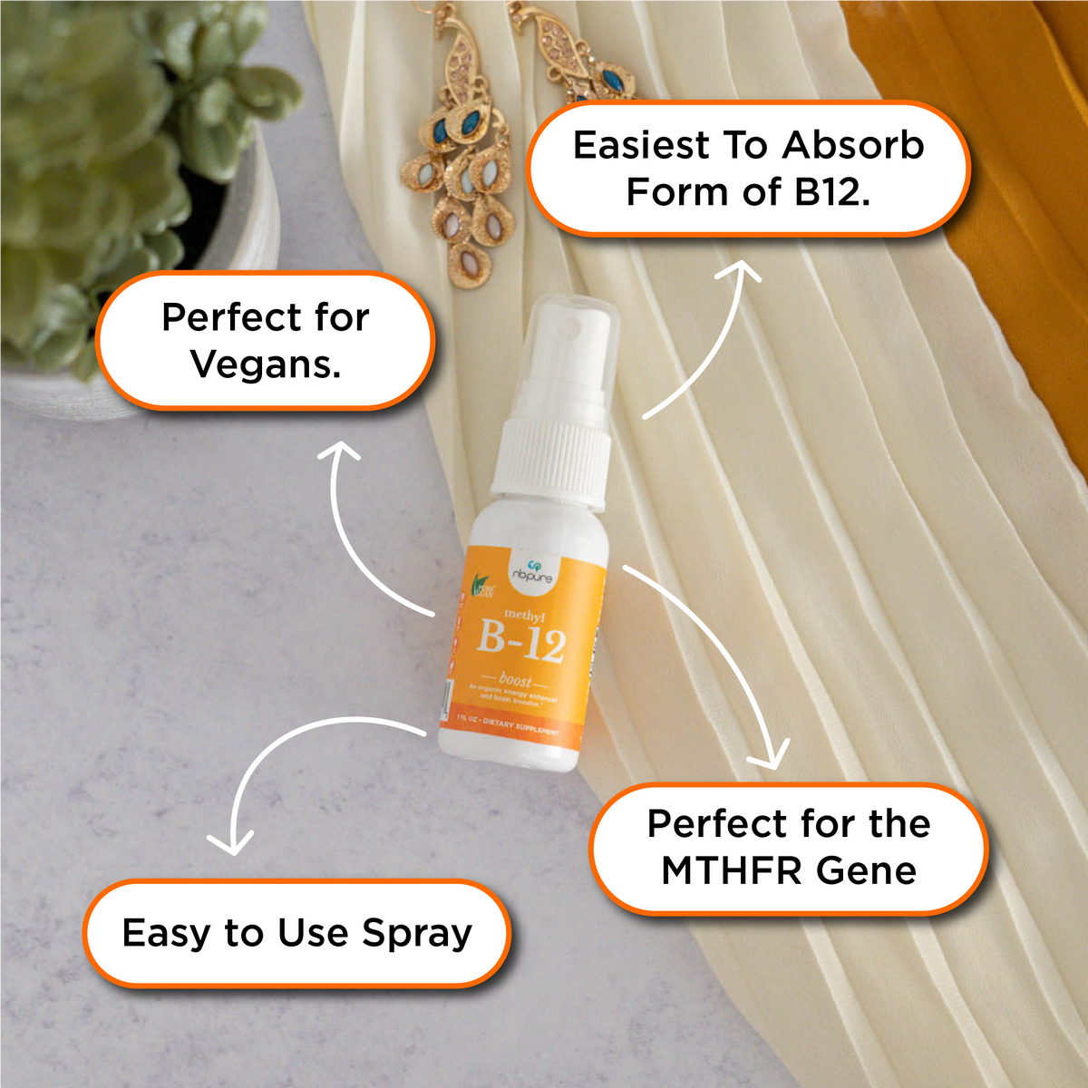 pure vitamin b12 vape NB Pure Methyl B-12 Spray, 1 fl oz