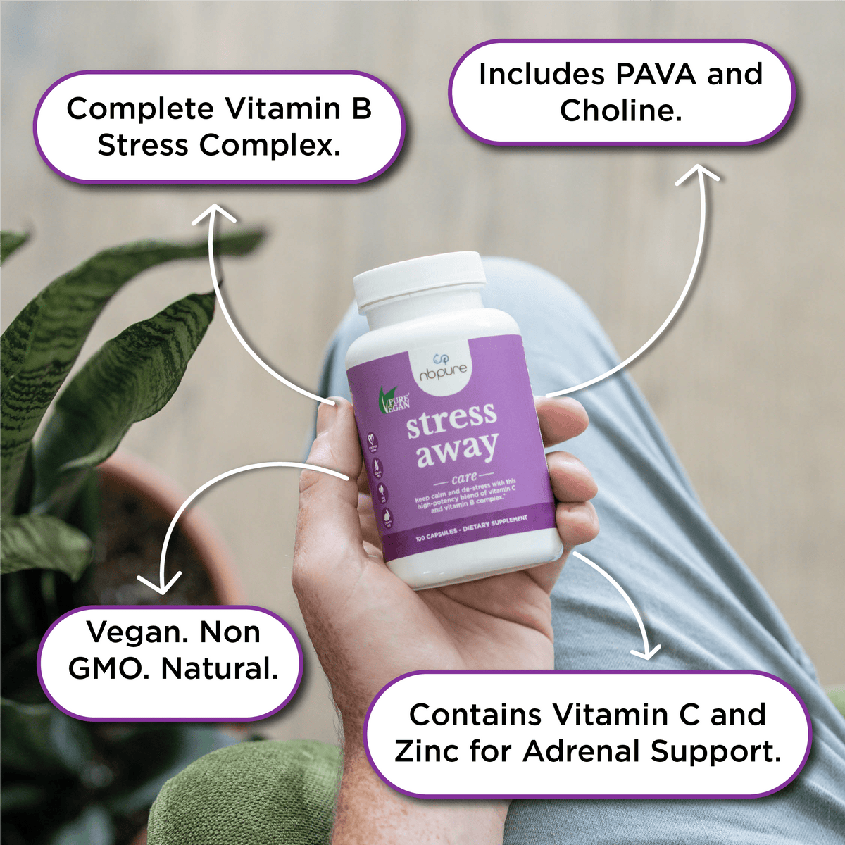 NB Pure Vitamins &amp; Supplements Stress Away