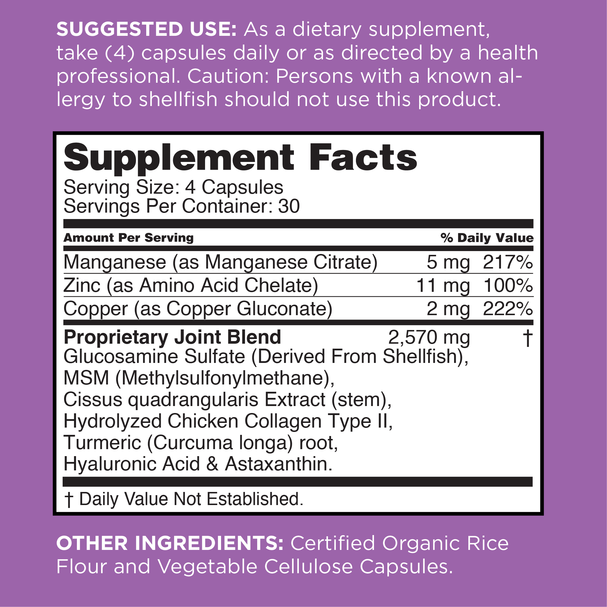Orgeuos Glucosamine Chondroitin With Collagen & MSM - 120 Softgels - Joint & Immune Support