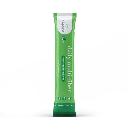 NBPure Vitamins & Supplements Daily Multi Fiber Travel Bag with 15 Individual Serving Packs