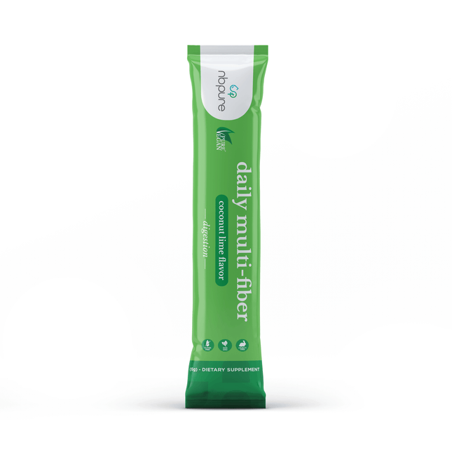 NBPure Vitamins & Supplements Daily Multi Fiber Travel Bag with 15 Individual Serving Packs