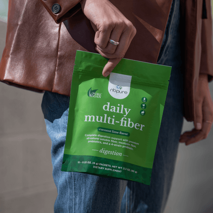 NBPure Vitamins & Supplements Daily Multi Fiber Travel Bag with 15 Individual Serving Packs